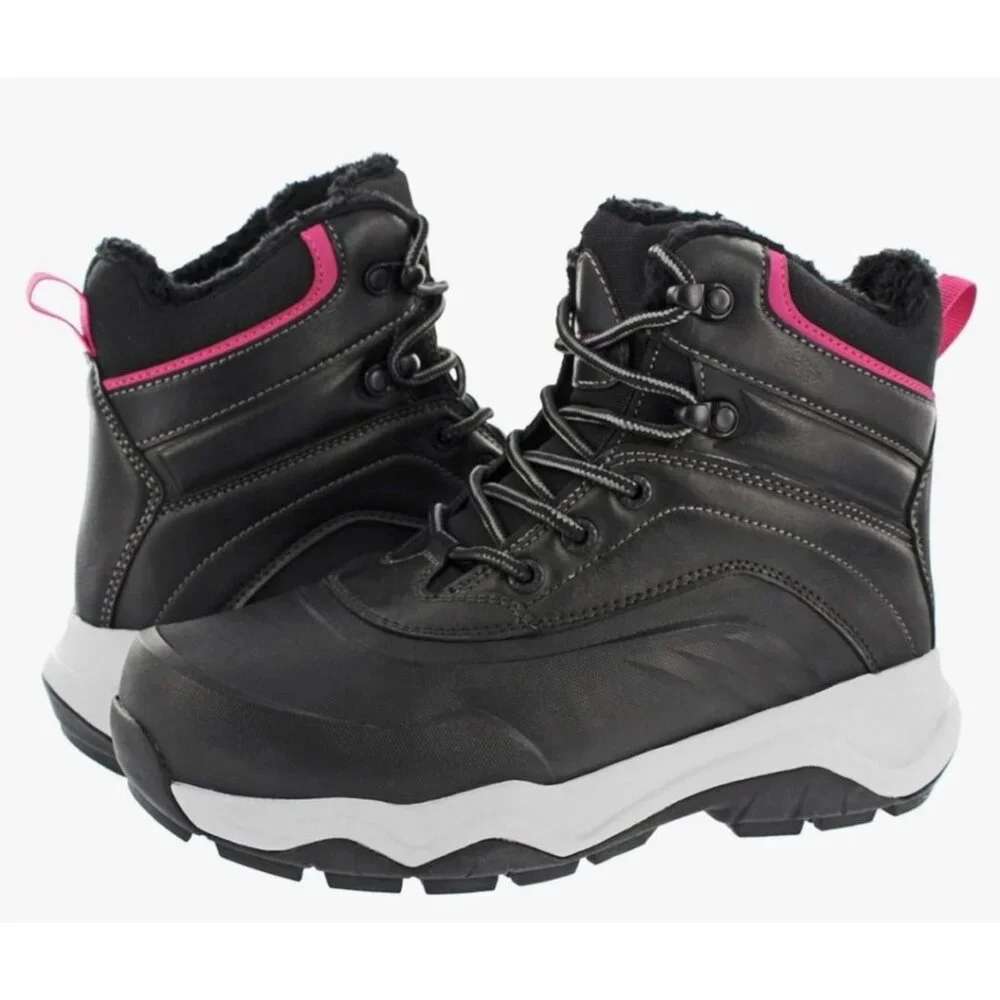 New Khombu 9 Boots Waterproof Woman All Weather Winter Snow Outdoor Shoes